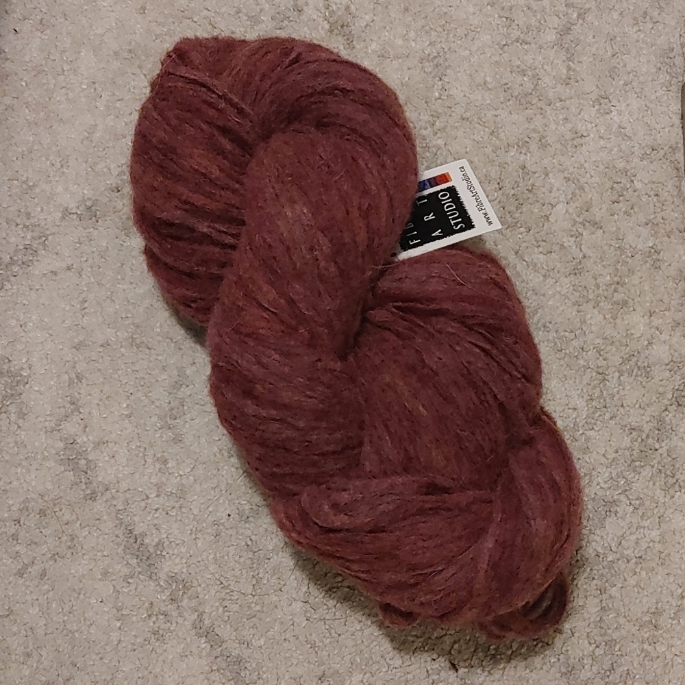Hand dyed alpaca yarn